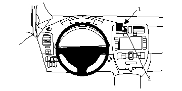 Brodit ProClip, Nissan Leaf 11-17 w grupie Car audio / Co pasuje do mojego samochodu / Nissan / Leaf / Leaf 2011-2017 u BRL (240854706)