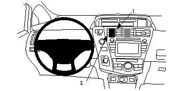 Toyota Prius + 12-15, Wyśrodkowany w grupie Car audio / Co pasuje do mojego samochodu / Toyota / Prius / Prius 2010-2015 u BRL (240854713)