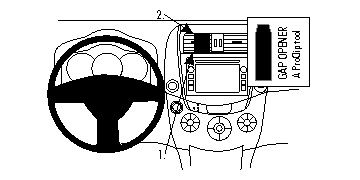 Brodit ProClip, Toyota RAV 4 11-12 w grupie Car audio / Co pasuje do mojego samochodu / Toyota / RAV4 / RAV4 2006-2012 u BRL (240854853)