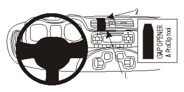 ProClip uchwyt montażowy Fiat Panda 13-15, wyśrodkowany w grupie Car audio / Co pasuje do mojego samochodu / Fiat / Panda u BRL (240854880)