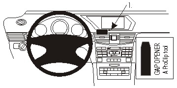 Brodit ProClip, Mercedes Benz E-Class, Sedan/Kombi 14-16 w grupie Car audio / Co pasuje do mojego samochodu / Mercedes / Klasa E / Klasa E 2010-2016 W212 u BRL (240854896)