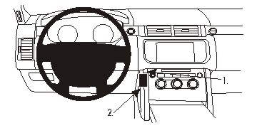 Brodit ProClip, Land Rover Range Rover 13-21 w grupie Car audio / Co pasuje do mojego samochodu / Land Rover / Range Rover u BRL (240854910)
