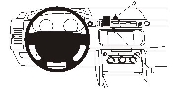 Brodit ProClip, Land Rover Range Rover Sport 14-22 w grupie Car audio / Co pasuje do mojego samochodu / Land Rover / Range Rover u BRL (240854936)