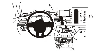 Brodit ProClip, Audi Q3 12-18 w grupie Car audio / Co pasuje do mojego samochodu / Audi / Audi Q3 / Audi Q3 2011-2018 u BRL (240854950)