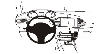 Brodit ProClip, Peugeot 308 14-21 w grupie Car audio / Co pasuje do mojego samochodu / Peugeot / Peugeot 308 / Peugeot 308 2014-2021 u BRL (240854952)