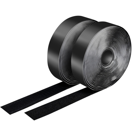 LogiLink Samoprzylepna taśma rzepowa 25 mm x 5 m, czarna w grupie Nowości u BRL (262KAB0080)