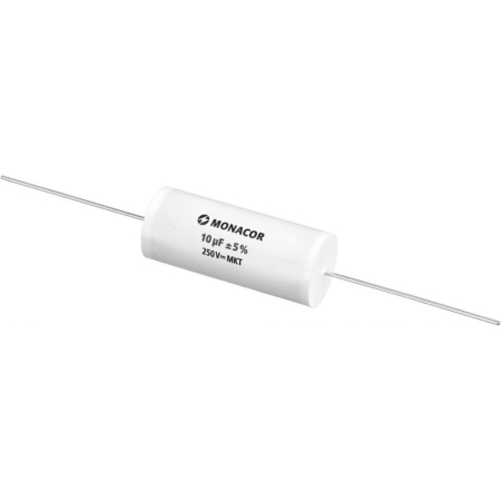 Monacor MKTA-100 kondensator foliowy MKT, 10 µF, 250 V w grupie Audio domowe / Akcesoria / Komponenty u BRL (290MKTA100)