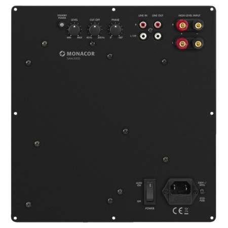 Monacor SAM-500D wzmacniacz do zabudowy subwoofera w grupie Audio domowe / DIY / Wzmacniacze instalacyjne u BRL (290SAM500D)