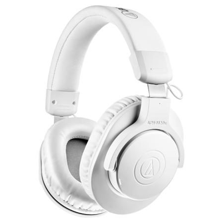 Audio Technica ATH-M20xBT, bezprzewodowe słuchawki nauszne over-ear, białe w grupie Nowości u BRL (292ATHM20XBTWH)