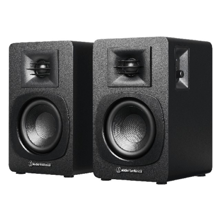 Audio Technica AT-SP3X aktywne głośniki stereo, czarna para w grupie Audio domowe / Głośniki / Głośniki aktywne u BRL (292ATSP3XB)