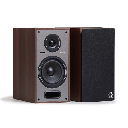 Elipson Horus 6 Active BT Walnut/Dark Grey, para w grupie Audio domowe / Głośniki / Głośniki aktywne u BRL (303ELIHOR6BBTWN)