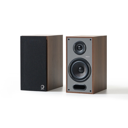 Elipson Horus 6B głośniki podstawkowe Walnut/Dark Grey, para w grupie Audio domowe / Głośniki / Kolumny podstawkowe u BRL (303ELIHOR6BWNDG)