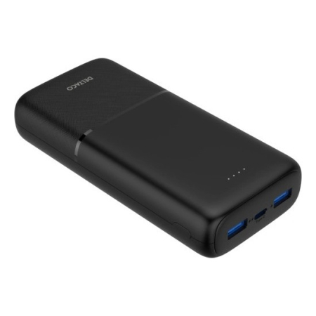 Deltaco PB-C1008 powerbank 20 000 mAh, 20 W PD, czarny w grupie Audio domowe / Akcesoria / Powerbanki u BRL (310PBC1008)