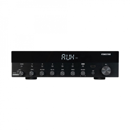 Fonestar AS-6060, wzmacniacz stereo z Bluetooth i wejściami mikrofonowymi w grupie Audio domowe / Wzmacniacze / Wzmacniacze stereo u BRL (314AS6060)