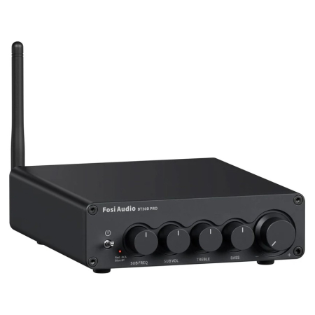 Fosi Audio BT30D, wzmacniacz stereo z Bluetooth i zasilaczem 48V w grupie Audio domowe / Wzmacniacze / Wzmacniacze stereo u BRL (317BT30DPRO48V)