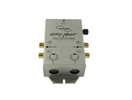 Analogis Easy Phono przedwzmacniacz RIAA z DIN i RCA w grupie Audio domowe / Wzmacniacze / Przedwzmacniacze RIAA u BRL (320EASYPHONO)