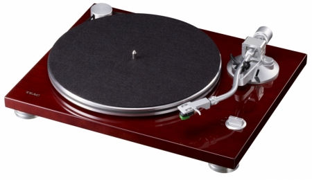 Teac TN-3B gramofon z wyjściem RIAA i USB, wiśniowy w grupie Audio domowe / Hi-fi / Gramofon u BRL (350TN3BC)