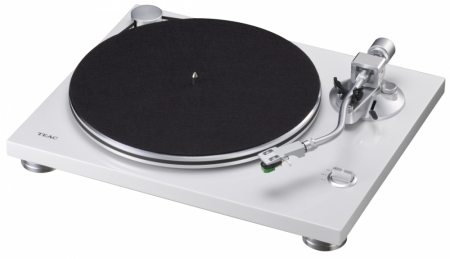 Teac TN-3B gramofon z wyjściem RIAA i USB, biały w grupie Audio domowe / Hi-fi / Gramofon u BRL (350TN3BW)