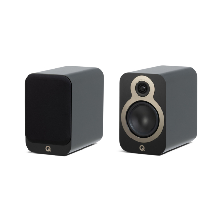 Kolumny podstawkowe Q Acoustics 3020c, matowa czerń w grupie Audio domowe / Głośniki / Kolumny podstawkowe u BRL (400QA3322)