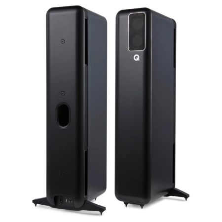 Q Acoustics QActive 400 aktywne kolumny podłogowe, matowa czerń, para w grupie Audio domowe / Głośniki / Kolumny podłogowe u BRL (400QA8404)