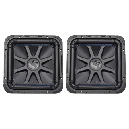 Kicker Solo-Baric L7S124, kwadratowy głośnik niskotonowy 12 cali, 2x4 omy w grupie Car audio / Bas / Subwoofery u BRL (41044L7S124)