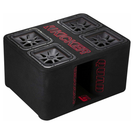 Kicker Solo-Baric QL7R122, 4 x 12 cali skrzynia basowa, 2 x 2 omów w grupie Car audio / Bas / Pasywny subwoofer u BRL (41047QL7R122)