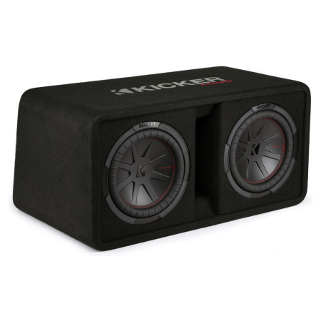 Kicker CompR DCWR102, 2 x 10 cali skrzynia basowa, 2 omów w grupie Car audio / Bas / Pasywny subwoofer u BRL (41048DCWR102)