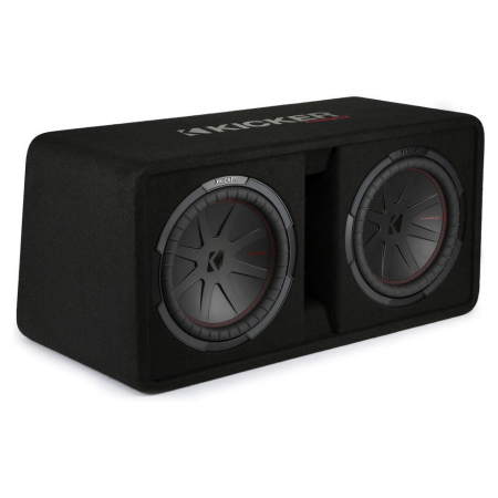 Kicker CompR DCWR122, 2 x 12 cali skrzynia basowa, 2 omów w grupie Car audio / Bas / Pasywny subwoofer u BRL (41048DCWR122)