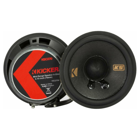 Kicker KSC2704, 2.75-calowy głośnik średniotonowy, para w grupie Car audio / Głośniki samochodowe / Midbasy / głośniki średniotonowe u BRL (41051KSC2704)