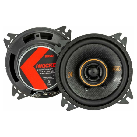 Kicker KSC404, 4-calowe głośniki współosiowe, para w grupie Car audio / Głośniki samochodowe / Głośniki współosiowe u BRL (41051KSC404)