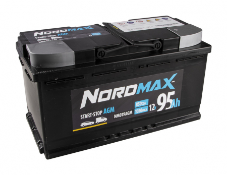 Akumulator AGM Nordmax, 95Ah / 12V w grupie Car audio / Akcesoria / Baterie u BRL (414NM019AGM)