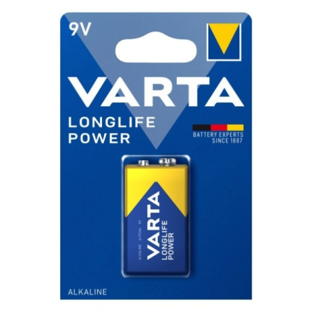 Varta Longlife Power 9V, bateria alkaliczna 9 V, 1 szt. w grupie Nowości u BRL (418V4922)