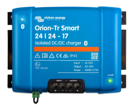 Victron Orion-Tr Smart ładowarka DC-DC, 24V in 24V out, izolowana 17A w grupie Car audio / Akcesoria / Ładowarki do akumulatorów u BRL (421VOTR242417I)