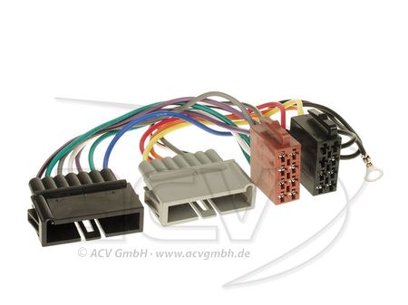 Adapter ISO ACV Chrysler/Dodge/Jeep, 7-pin w grupie Car audio / Co pasuje do mojego samochodu / Jeep / Jeep Wrangler u BRL (700103002)