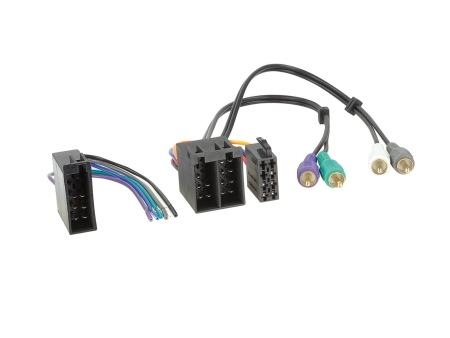 Aktywny adapter systemowy VW ISO/10Pin ISO>Cinch/kable w grupie Car audio / Co pasuje do mojego samochodu / Volkswagen / Passat / Passat B4 1994-1997 / Wymiana radia Passat B4 1994-1997 u BRL (70013132051)