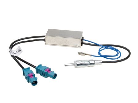 Adapter antenowy Podwójny Fakra Audi, Seat, Skoda i VW w grupie Car audio / Co pasuje do mojego samochodu / Audi / Audi A4 / Audi A4 2004-2008 / Wymiana stereo / Oryginalny podwójny DIN u BRL (700152407)