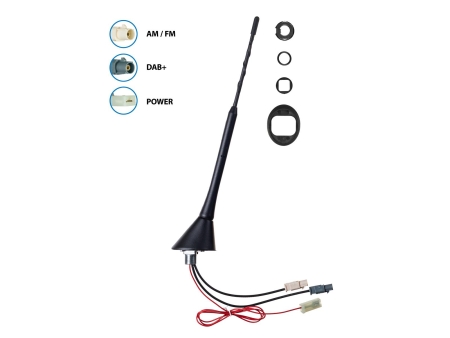 Antena dachowa AM/FM DAB+ nachylenie 76° 12V w grupie Car audio / Akcesoria / Anteny u BRL (700153211801)