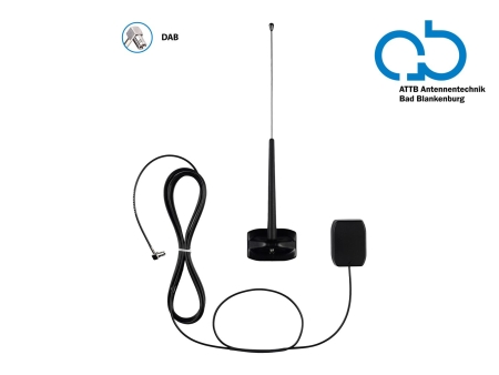 Antena na szybę DAB+ 0°-180° SMB 12V w grupie Car audio / Akcesoria / Anteny u BRL (700153457301)