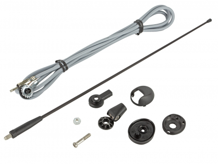 Antena dachowa 0-90 stopni, otwór 8 mm, kabel 2,45 m w grupie Car audio / Akcesoria / Anteny u BRL (700157657008)