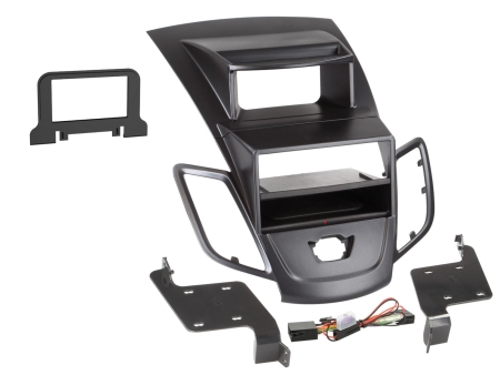 ACV ramka montażowa 2-DIN Ford Fiesta, czarny w grupie Car audio / Co pasuje do mojego samochodu / Ford / Fiesta / Fiesta 2013-2017 u BRL (700241114211)