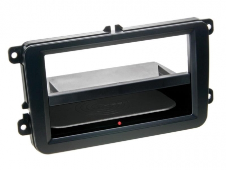 Ramka montażowa z wbudowaną ładowarką QI VW, Skoda, Seat w grupie Car audio / Co pasuje do mojego samochodu / Volkswagen / Transporter / Transporter T6 2015-2020 / Wymiana radia Transporter T6 2015-2020 u BRL (700241320101)