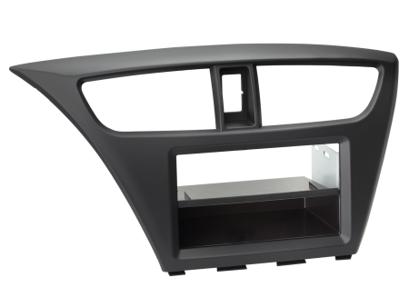 Ramka montażowa 2-DIN z kieszenią na akcesoria Honda Civic, czarna w grupie Car audio / Co pasuje do mojego samochodu / Honda / Civic / Civic 2012-2015 u BRL (700281130181)