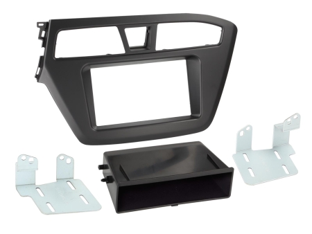 Ramka montażowa 2-DIN Hyundai i20, z kieszenią na akcesoria w grupie Car audio / Co pasuje do mojego samochodu / Hyundai / I20 / I20 2015-2020 u BRL (700281143271)