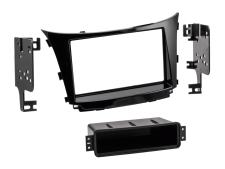 Ramka montażowa 2-DIN z kieszenią na akcesoria, Hyundai Elantra/i30 2012-2017 w grupie Car audio / Co pasuje do mojego samochodu / Hyundai / Elantra / Elantra 2011-2016 u BRL (70028114331)