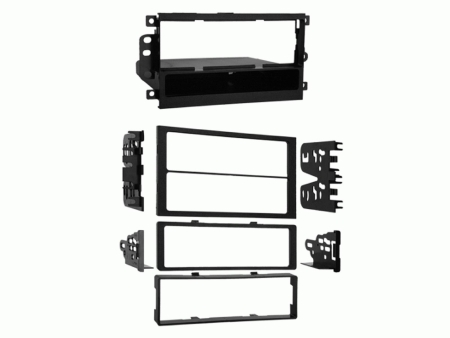 Ramka montażowa 2-DIN z kieszenią, czarna w grupie Car audio / Co pasuje do mojego samochodu / Suzuki / Grand Vitara / Grand Vitara 1998-2006 u BRL (700281238081)