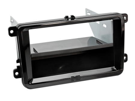 Ramka montażowa 2-DIN Seat/Skoda/VW, piano black w grupie Car audio / Co pasuje do mojego samochodu / Volkswagen / Transporter / Transporter T6 2015-2020 / Wymiana radia Transporter T6 2015-2020 u BRL (700281320302)
