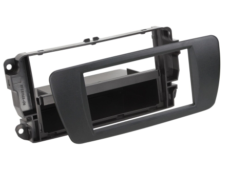 Ramka montażowa 2-DIN ze schowkiem Seat Ibiza, nit black w grupie Car audio / Co pasuje do mojego samochodu / Seat / Ibiza / Ibiza 2009-2015 u BRL (700281328062)