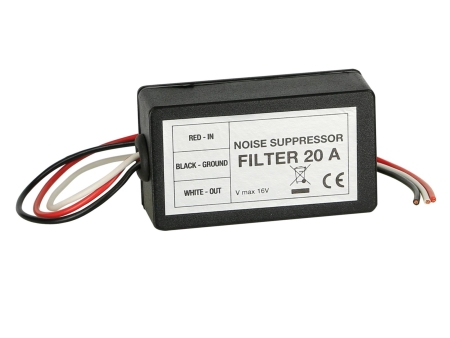 Filtr przeciwzakłóceniowy zasilania 20A w grupie Car audio / Akcesoria / Akcesoria montażowe u BRL (70030500032)