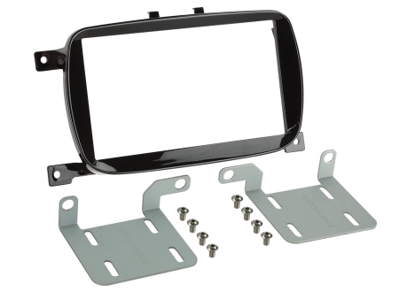 Ramka montażowa 2-DIN Fiat 500, czarny fortepian w grupie Car audio / Co pasuje do mojego samochodu / Fiat / 500 u BRL (700381094361)