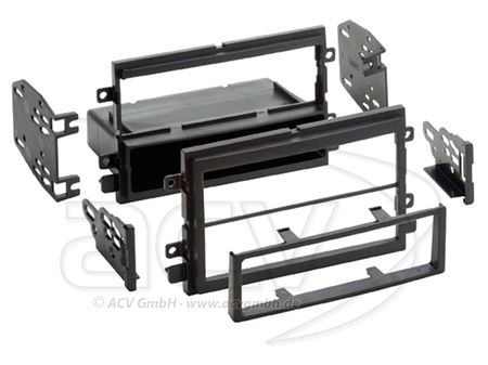 Ramka montażowa Ford Mustang, F150 1/2-DIN 2004- czarna w grupie Car audio / Co pasuje do mojego samochodu / Ford / Mustang / Mustang 2005-2014 u BRL (70038111418)